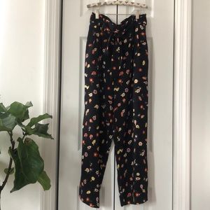 Zara Trafaluc Collection Floral Pants
